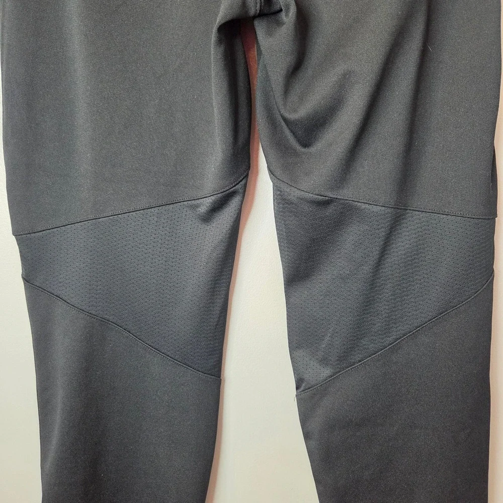 Nike BSBL Kids Large Black Baseball Pants Straight Leg Performance Knit Pants